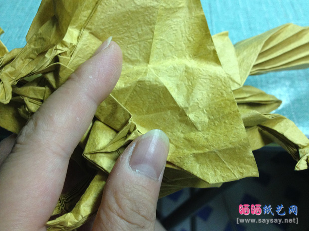复杂的天廻龙手工折纸实拍教程