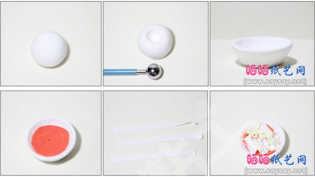 超国粘土DIY蓝田裤带面软陶制作图文教程图片步骤1