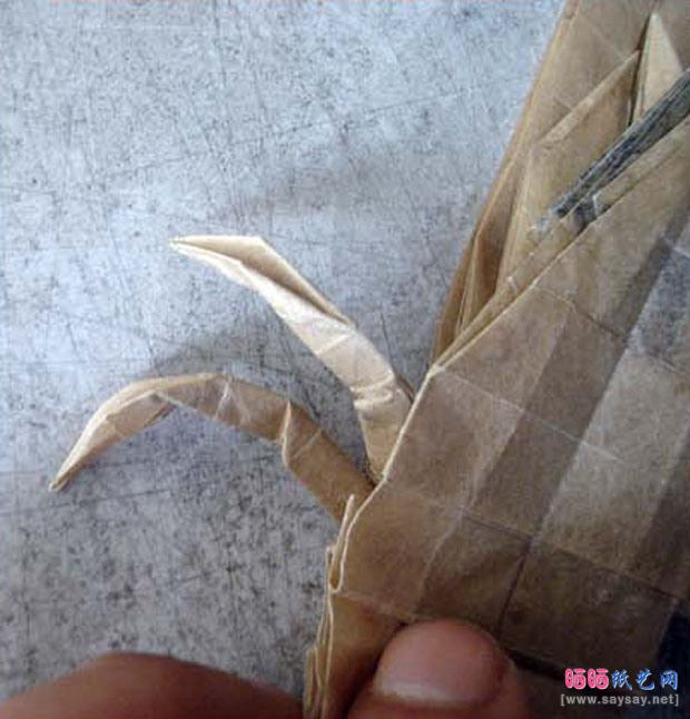 Yagobi的折纸教程河虾折法图片实拍