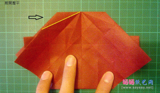 神谷手工折纸教程之章鱼的纸艺折法