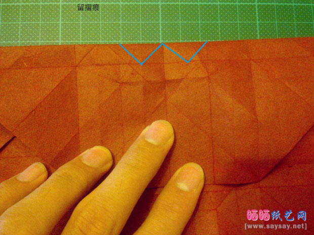 神谷手工折纸教程之章鱼的纸艺折法