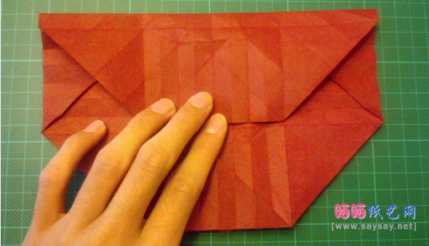 神谷手工折纸教程之章鱼的纸艺折法