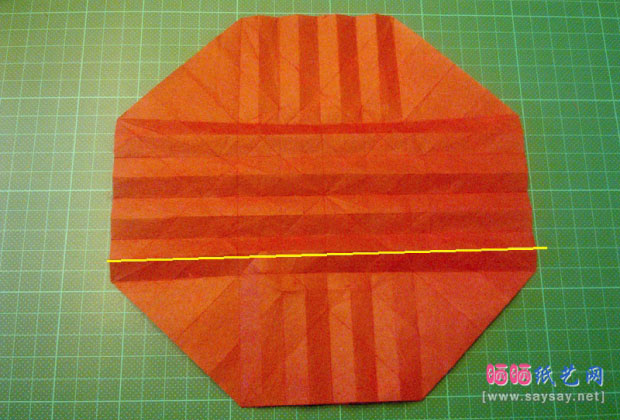 神谷手工折纸教程之章鱼的纸艺折法