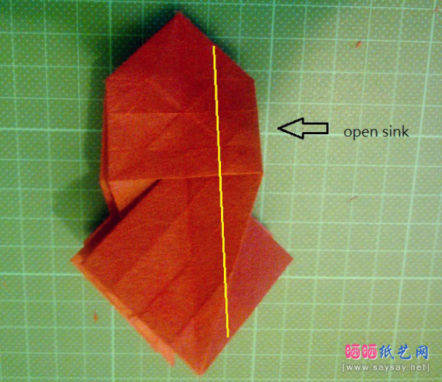 神谷手工折纸教程之章鱼的纸艺折法