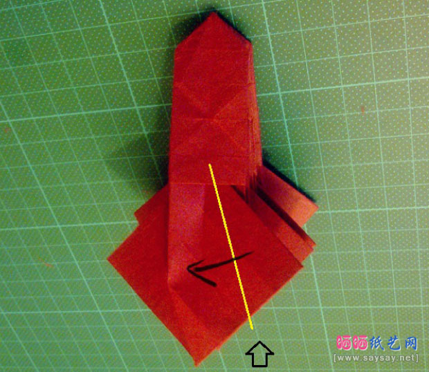 神谷手工折纸教程之章鱼的纸艺折法