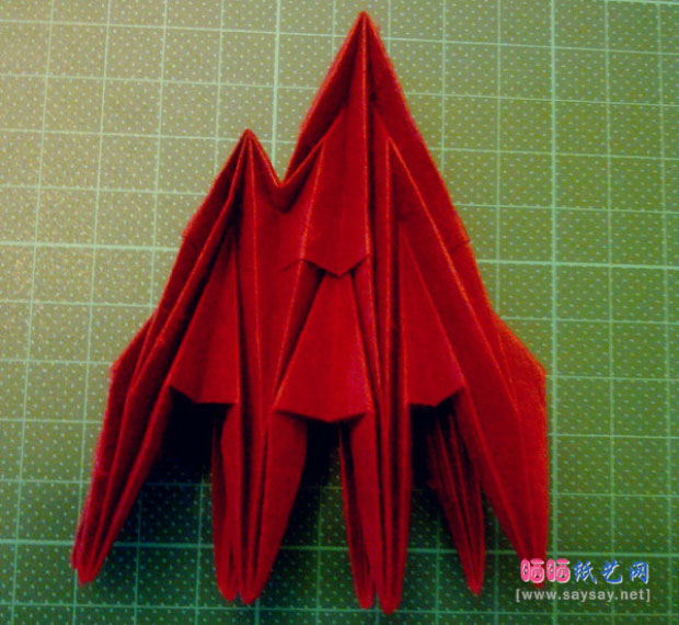 神谷手工折纸教程之章鱼的纸艺折法