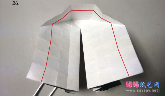 今井幸木折纸菜粉蝶的折法CP实拍教程