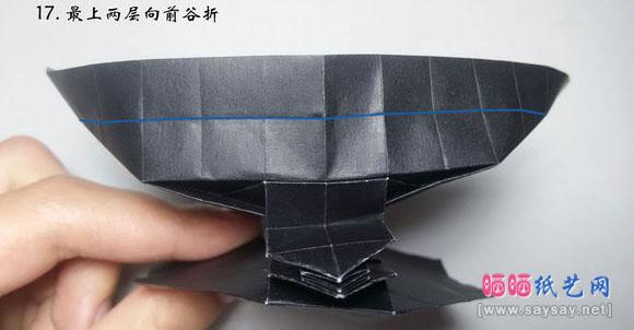 今井幸木折纸菜粉蝶的折法CP实拍教程