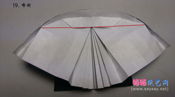 今井幸木折纸菜粉蝶的折法CP实拍教程