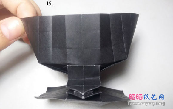 今井幸木折纸菜粉蝶的折法CP实拍教程