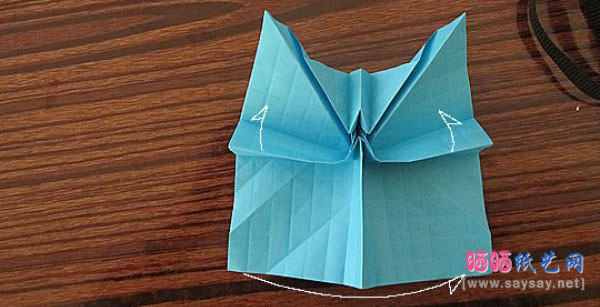 超萌的小骷髅头手工折纸图片教程