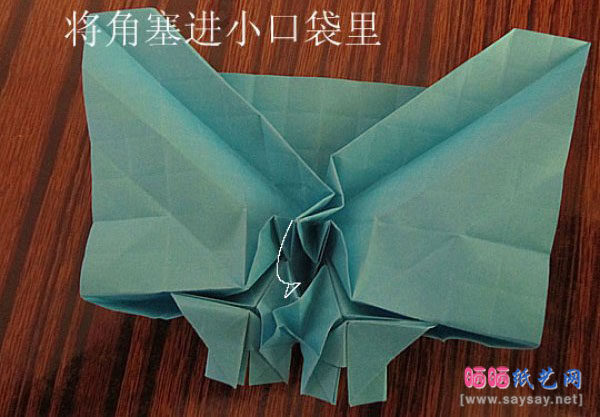 超萌的小骷髅头手工折纸图片教程