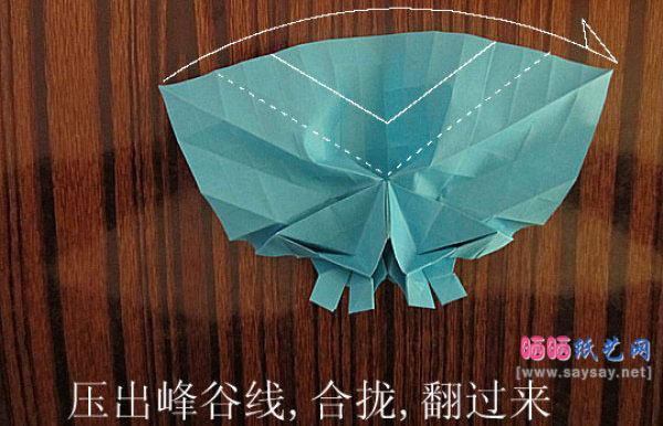 超萌的小骷髅头手工折纸图片教程