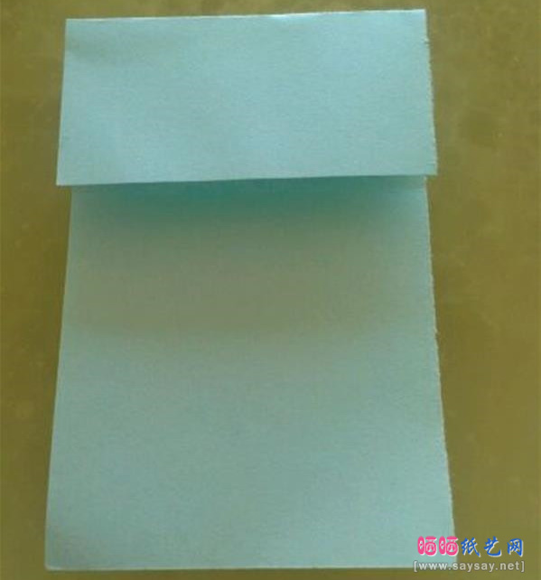 实拍图解可爱的小床折纸教程