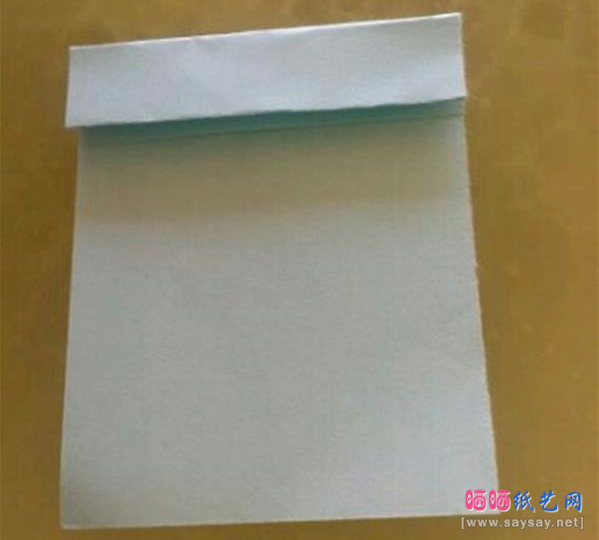 实拍图解可爱的小床折纸教程