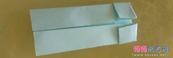 实拍图解可爱的小床折纸教程