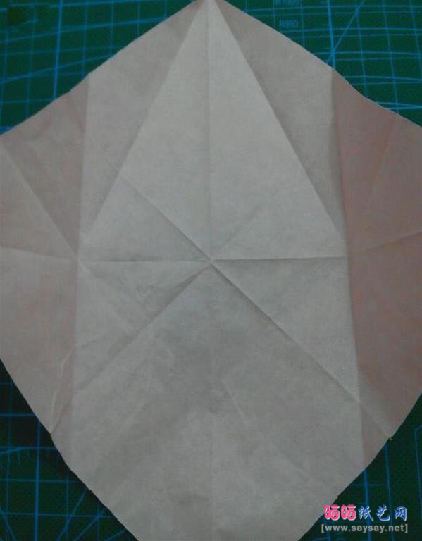 复杂形象的小丑面具手工折纸实拍图文教程