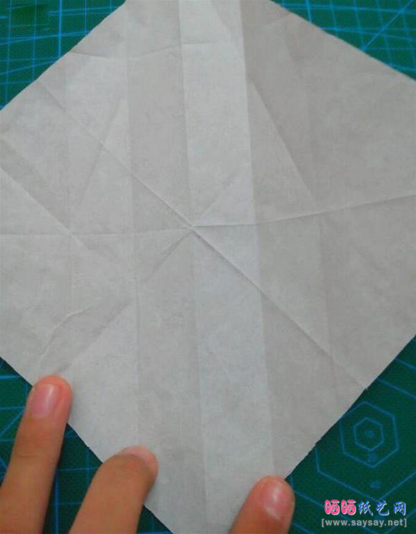 复杂形象的小丑面具手工折纸实拍图文教程