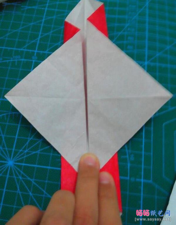 复杂形象的小丑面具手工折纸实拍图文教程