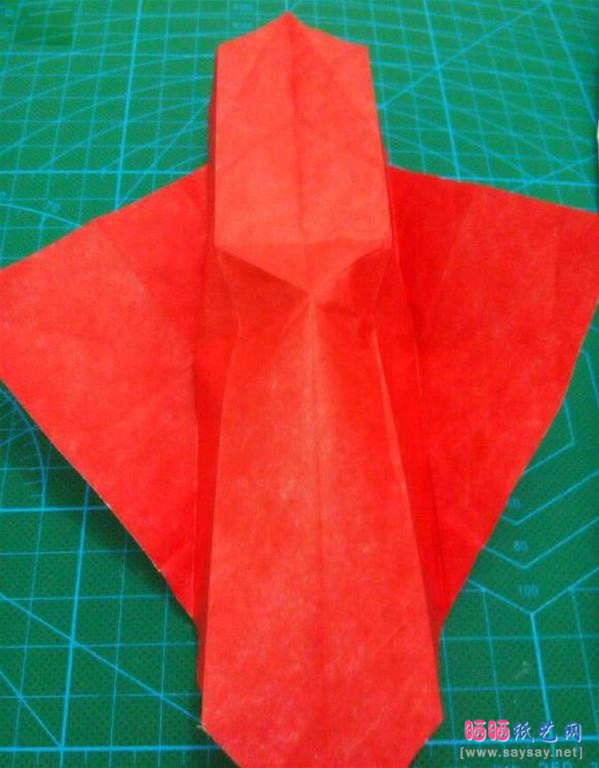 复杂形象的小丑面具手工折纸实拍图文教程