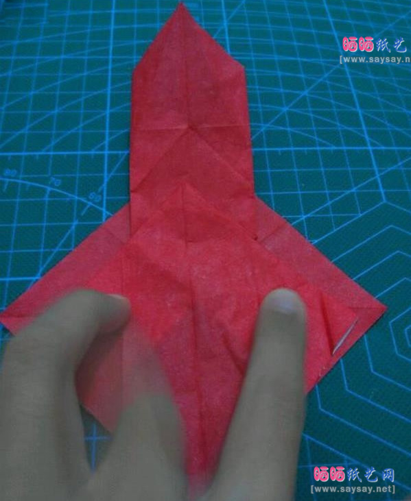 复杂形象的小丑面具手工折纸实拍图文教程