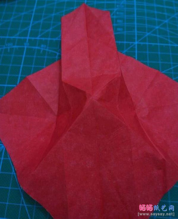 复杂形象的小丑面具手工折纸实拍图文教程