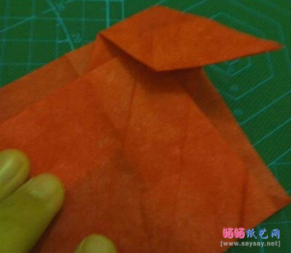 复杂形象的小丑面具手工折纸实拍图文教程