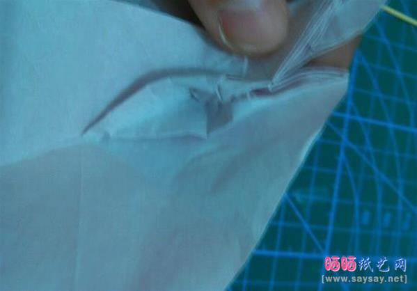 复杂形象的小丑面具手工折纸实拍图文教程