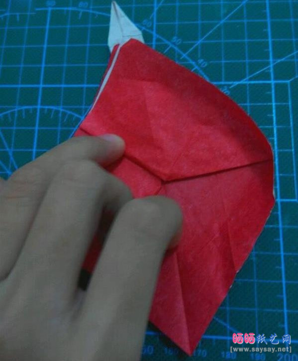 复杂形象的小丑面具手工折纸实拍图文教程