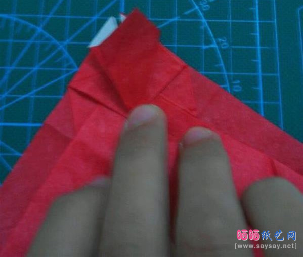 复杂形象的小丑面具手工折纸实拍图文教程