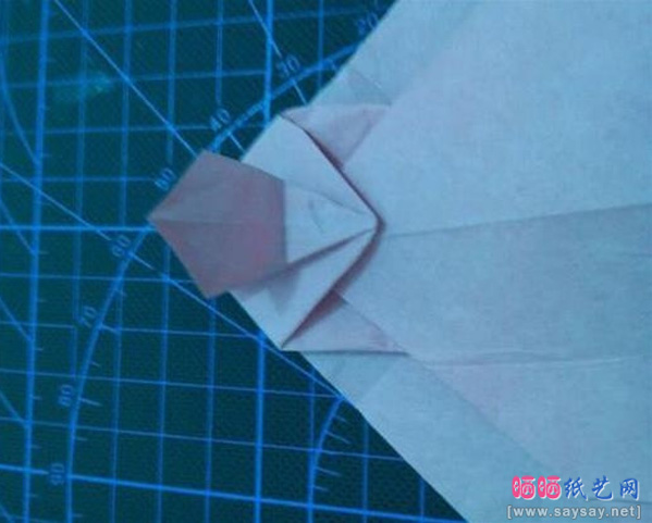 复杂形象的小丑面具手工折纸实拍图文教程