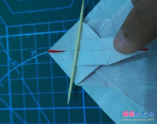 复杂形象的小丑面具手工折纸实拍图文教程