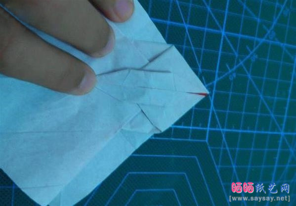 复杂形象的小丑面具手工折纸实拍图文教程