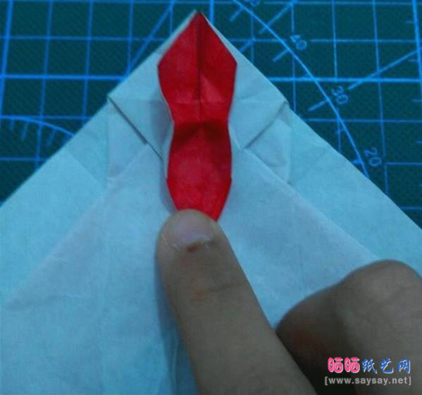 复杂形象的小丑面具手工折纸实拍图文教程