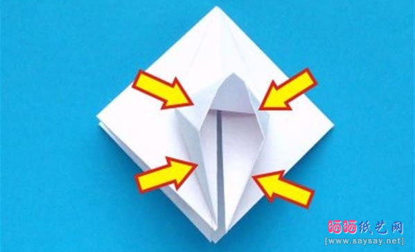 纸艺制作蟹爪兰折纸实拍图文教程图片步骤10