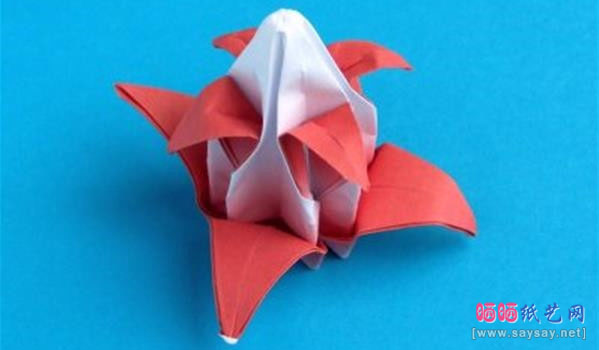 纸艺制作蟹爪兰折纸实拍图文教程图片步骤31