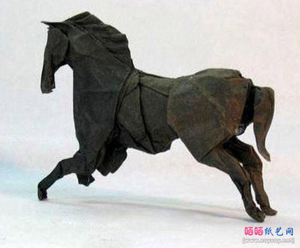 奔跑的马儿折纸方法教程