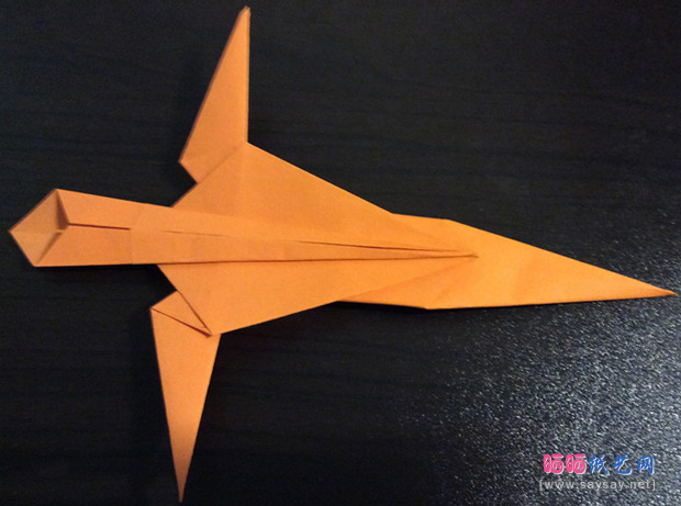 宝剑手工折纸图文教程步骤13