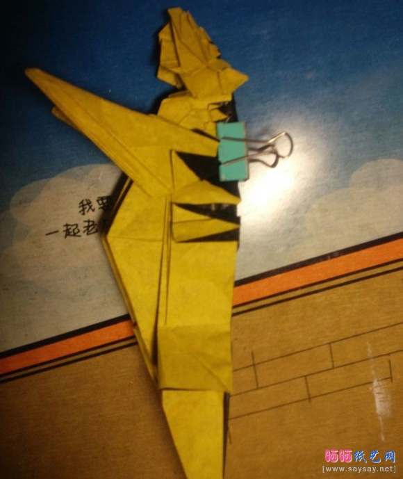 中村枫纸艺教程老虎折纸图片步骤47