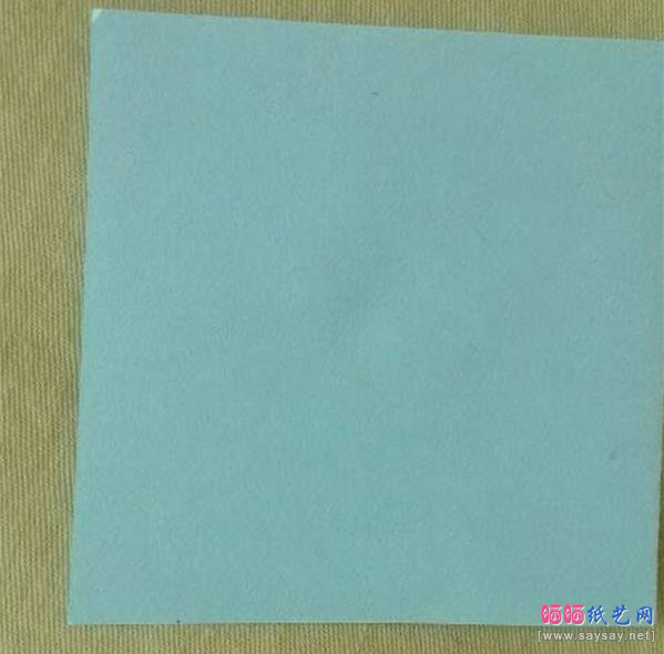 漂亮烟花折纸手工实拍教程步骤2