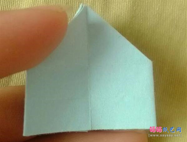 漂亮烟花折纸手工实拍教程步骤20