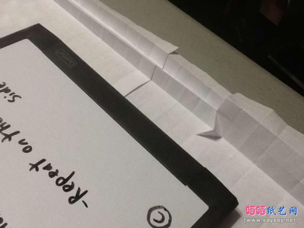 鲨鱼嘴手工折纸实拍教程图片步骤10