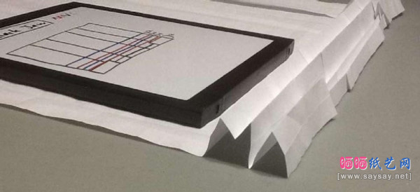 鲨鱼嘴手工折纸实拍教程图片步骤14