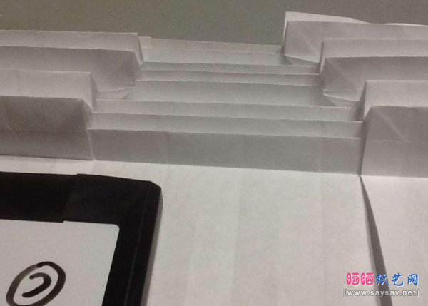 鲨鱼嘴手工折纸实拍教程图片步骤23