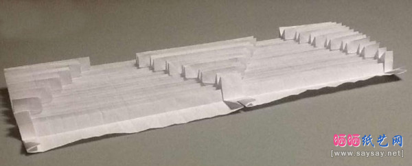 鲨鱼嘴手工折纸实拍教程图片步骤26