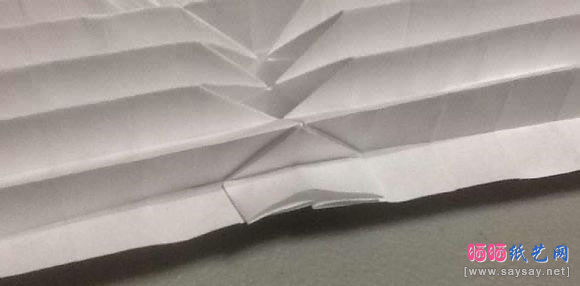 鲨鱼嘴手工折纸实拍教程图片步骤31