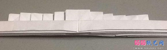 鲨鱼嘴手工折纸实拍教程图片步骤33