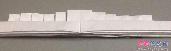 鲨鱼嘴手工折纸实拍教程图片步骤33