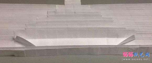 鲨鱼嘴手工折纸实拍教程图片步骤35