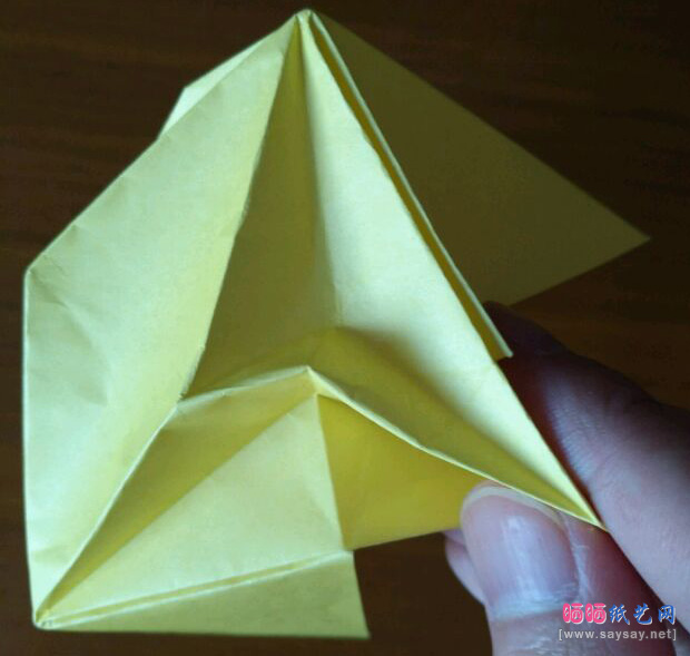 可爱的兔子帽折纸实拍教程聚拢图片步骤22